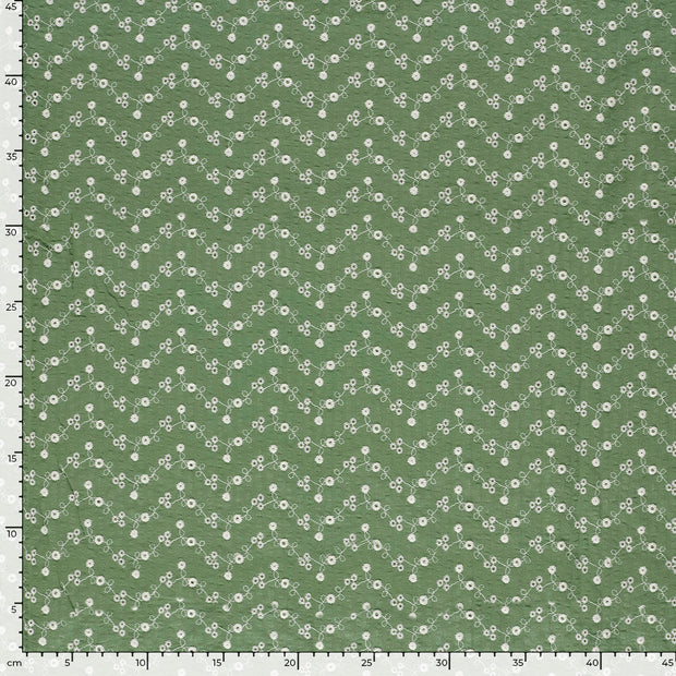  fabric Unicolour Green