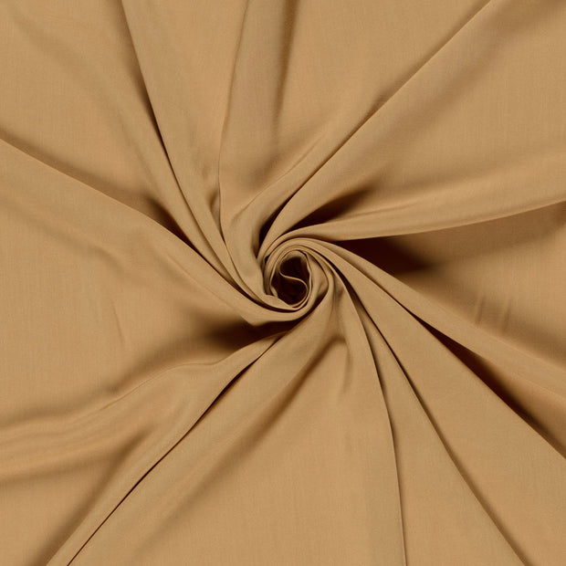 Bamboo Poplin fabric Camel 