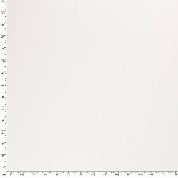 Bamboo Poplin fabric Unicolour White