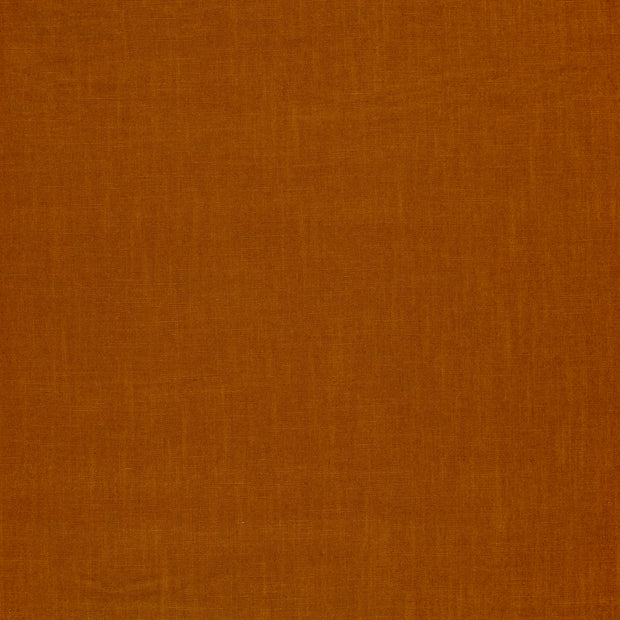 Linen fabric Brique matte 