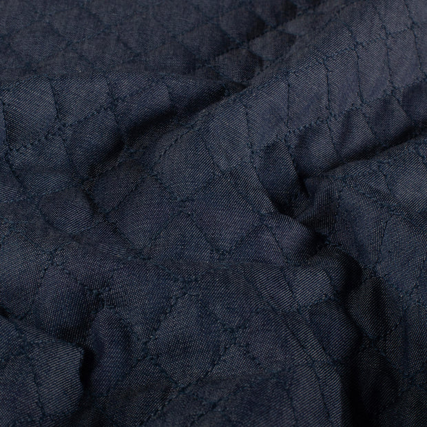 Denim fabric Unicolour Navy