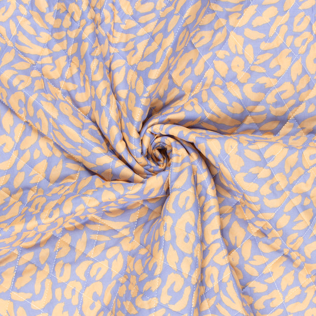Voile fabric Lila embroidered 