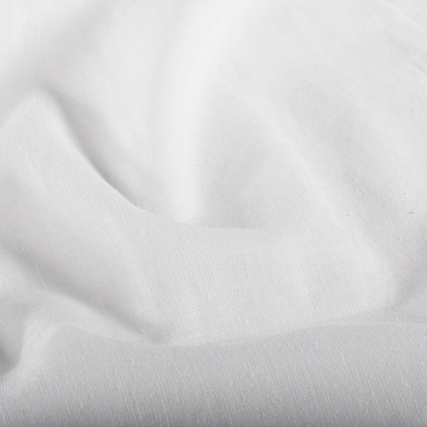 Linen fabric Unicolour Optical White