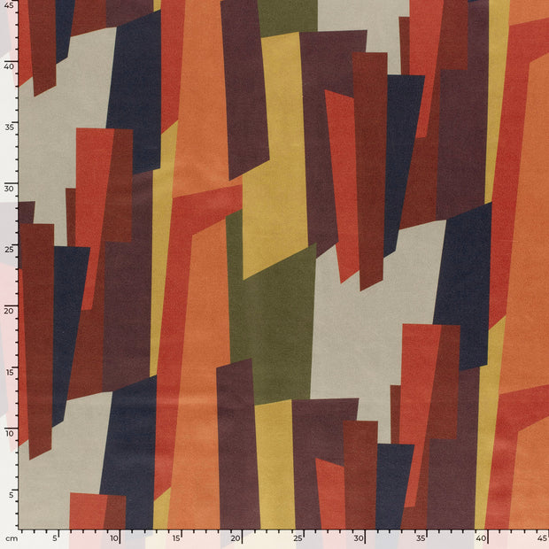 Suede leather fabric Abstract Brique