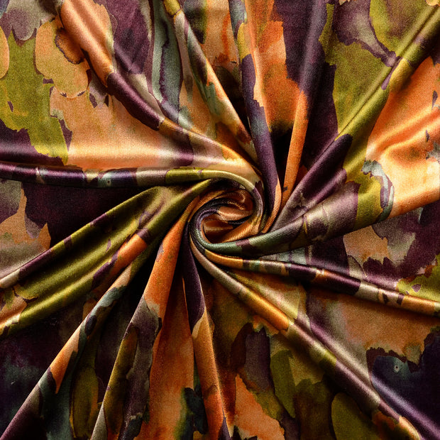 Velours fabric Multicolor 