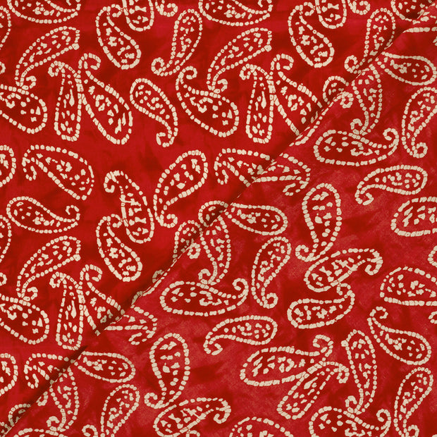 Voile fabric Abstract printed 