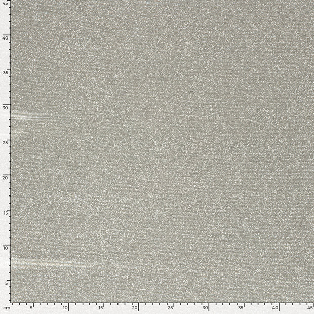 Jersey de Polyester tissu Unicolore Argent