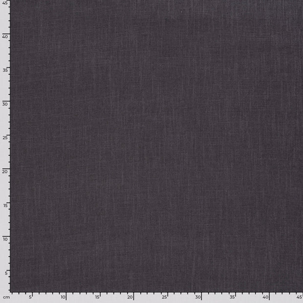 Linen fabric Unicolour Dark Grey