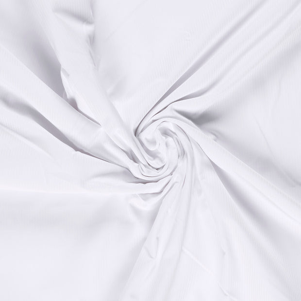 Woven Polyester fabric Optical White yarn dyed 