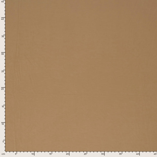 Jersey fabric Unicolour Oker