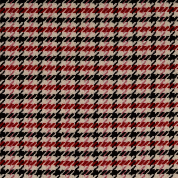 Tweed fabric Pied de poule Multicolor