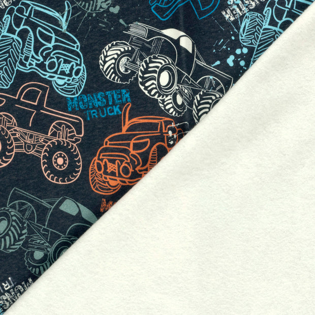 Jogging fabric Vehicles digital printed 