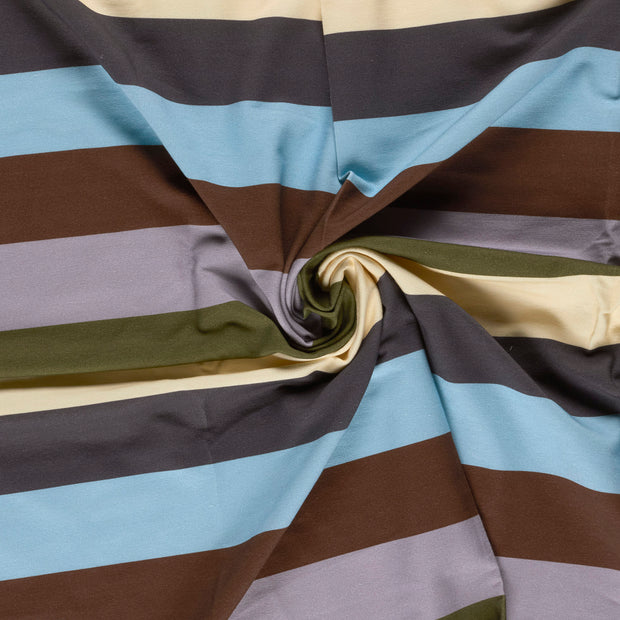 French Terry fabrik Babyblau digital bedruckt 