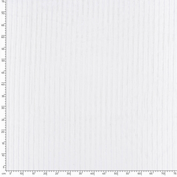 Corduroy 4.5w fabric Unicolour Off White