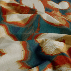Punta di Roma printed Abstract Brique