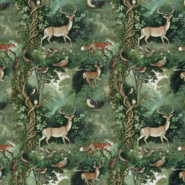 Panama fabric Green matte 
