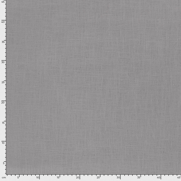 Linen fabric Unicolour Grey