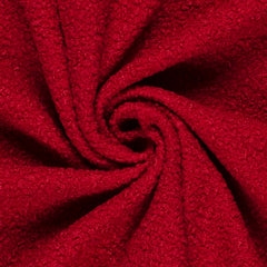 Bouclé Unicolour Red