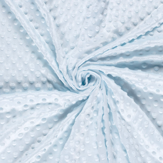 Minky fabrik Babyblau 