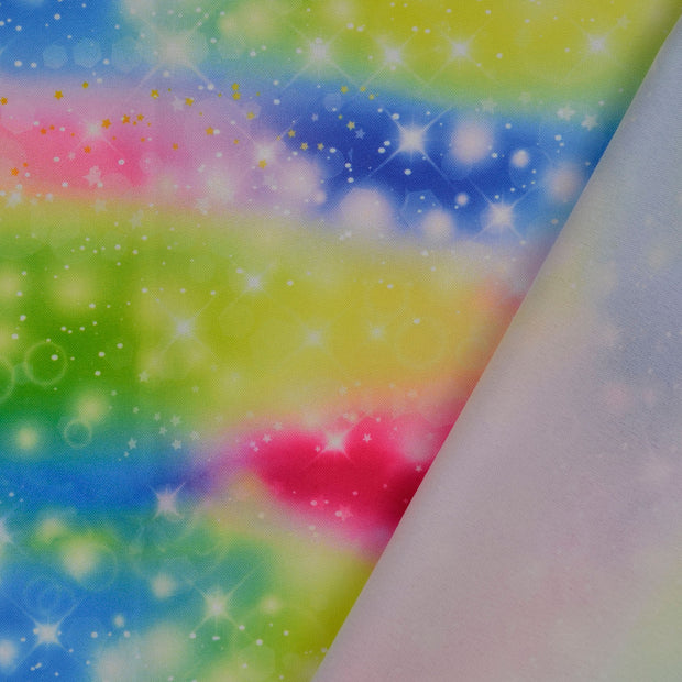 Power Stretch fabric Stars digital printed 