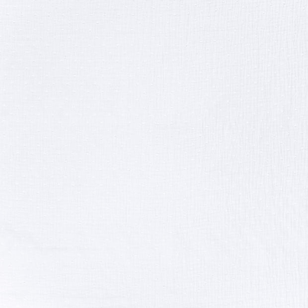 Muslin fabric White matte 