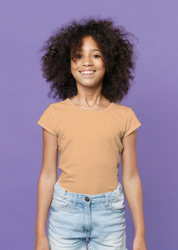 Cotton Jersey GOTS organic fabric Unicolour Salmon