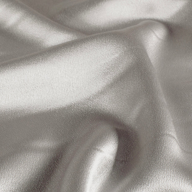 Satin Velvet fabric Unicolour Light Grey