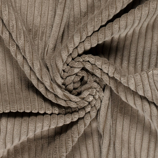 Corduroy 4.5w fabric Unicolour Taupe Grey
