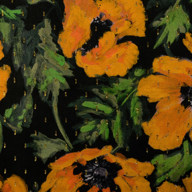  fabric Flowers Oker