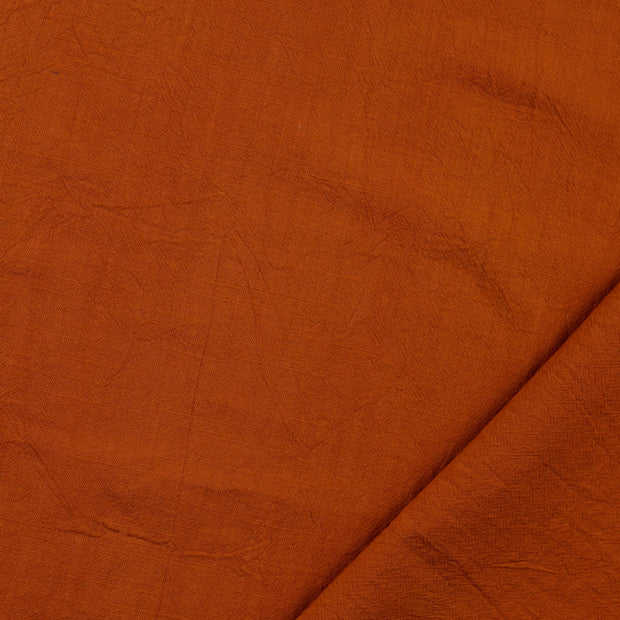 Cotton Poplin fabric Brique 