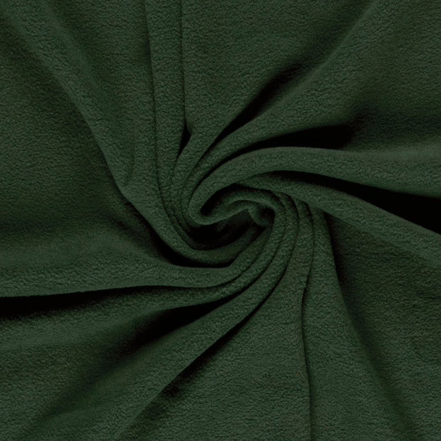 Fleece fabrik Dunkelgrün 