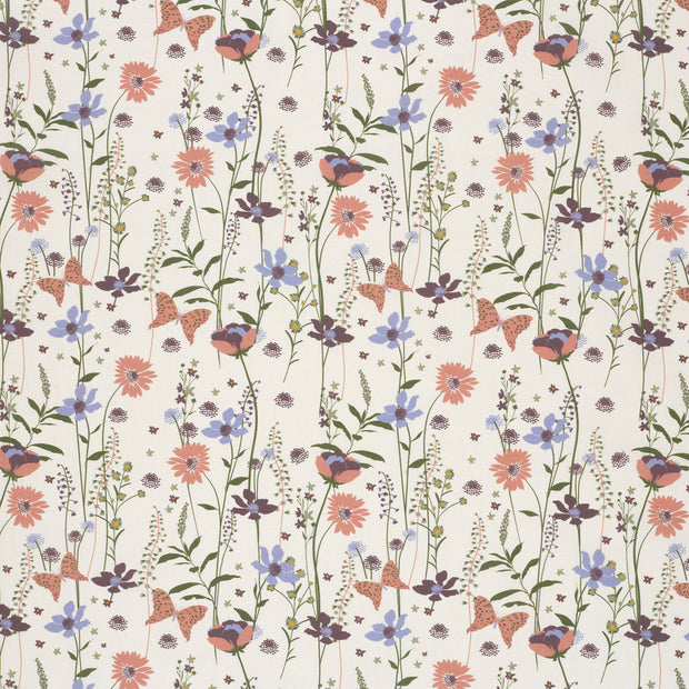 Cotton Poplin fabric Off White matte 
