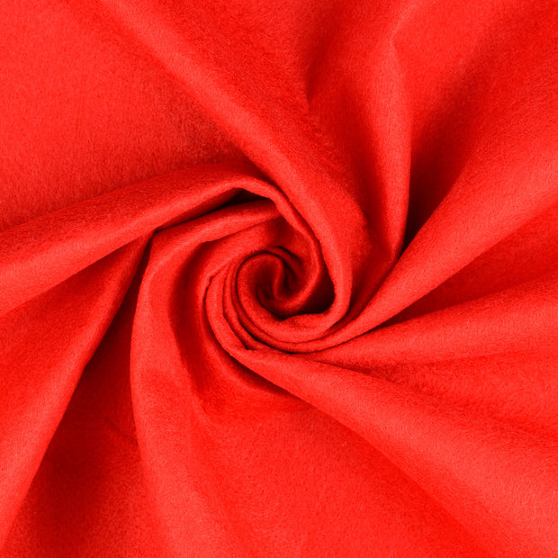 Felt fabric Red 