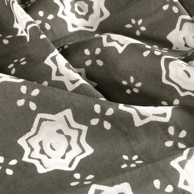 Voile tela Abstracto Gris