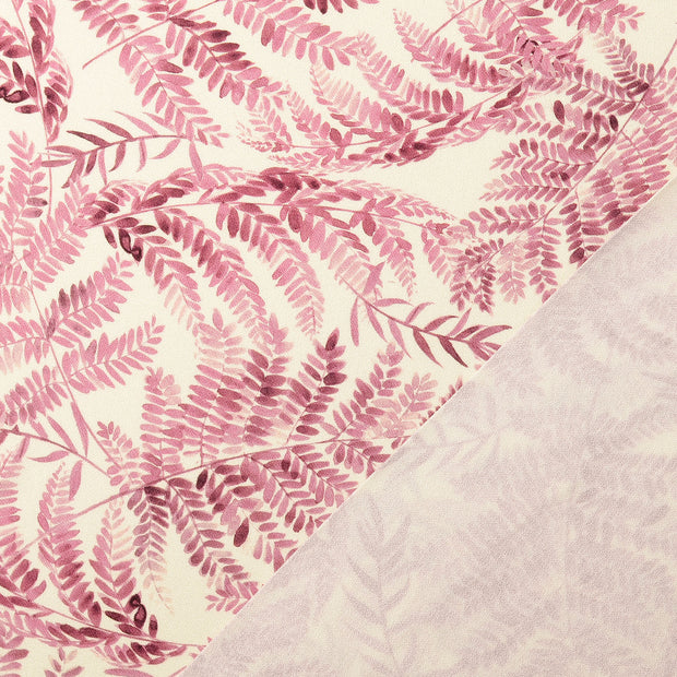 Viscose Crêpe fabric Bordeaux digital printed 
