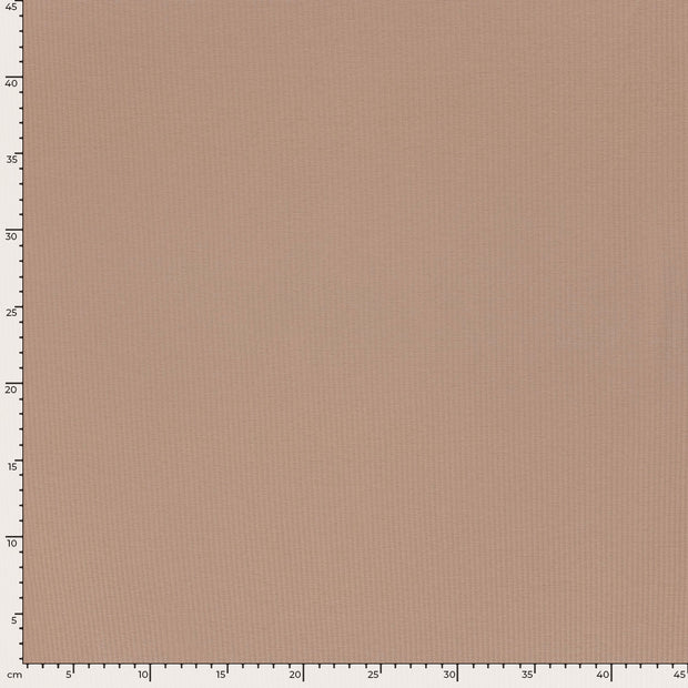Rib Jersey fabric Unicolour Nude
