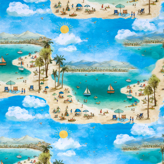 Jersey fabric Multicolor digital printed 
