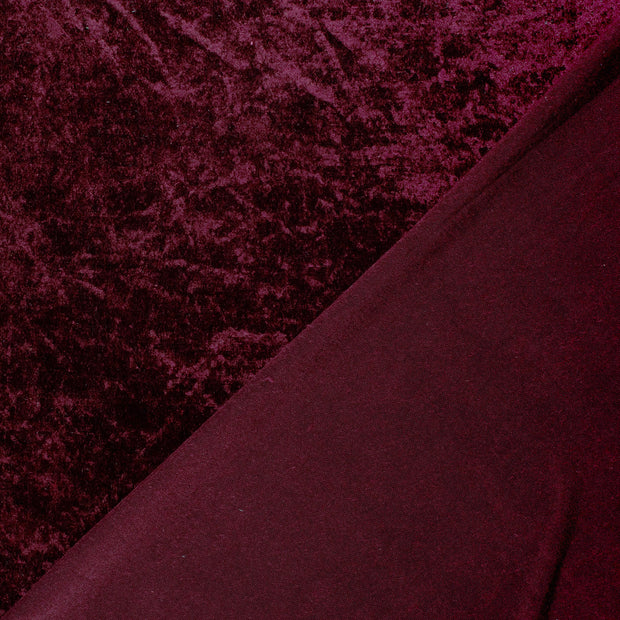 Velours fabrik Uni crushed 