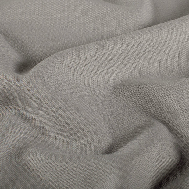 Woven Viscose Linen fabric Unicolour Grey