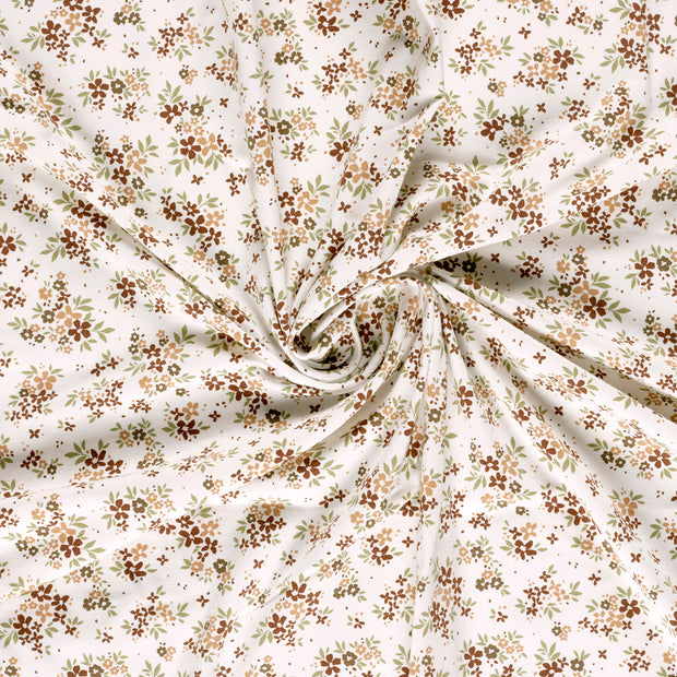 Jersey fabric Off White printed 