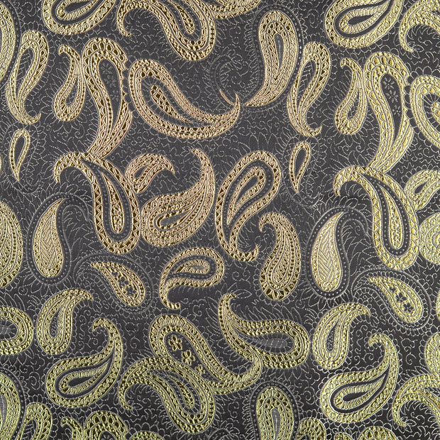  stof Paisley Zwart