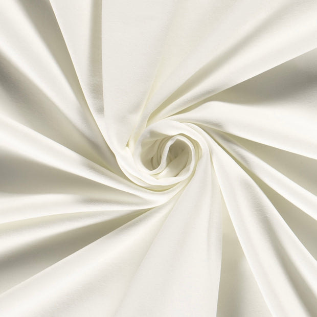 French Terry fabric Unicolour Off White