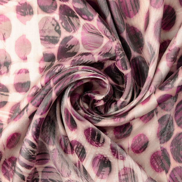 Viscose Satin fabrik Lila 