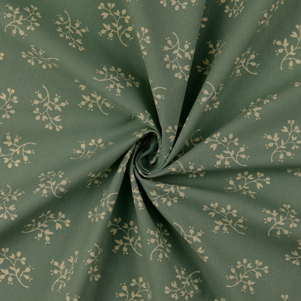 Cotton Poplin fabric Mint 