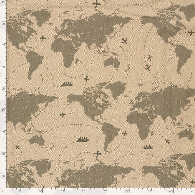 Linen Look fabric Beige