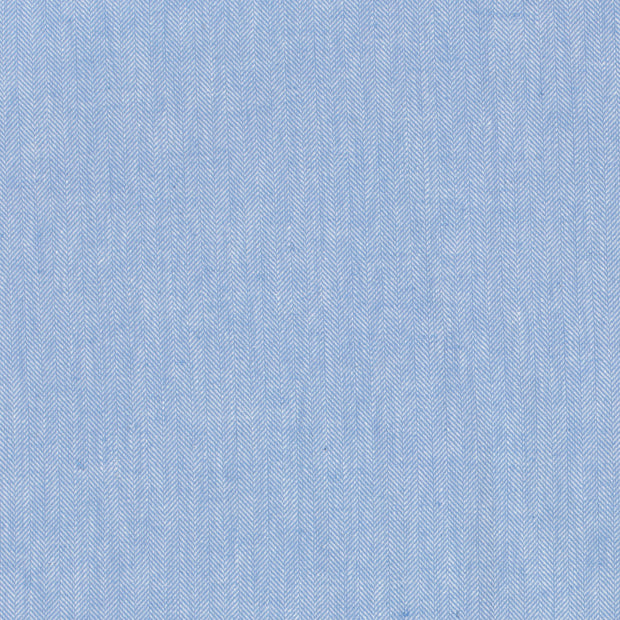 Chambré fabric Herringbone Baby Blue