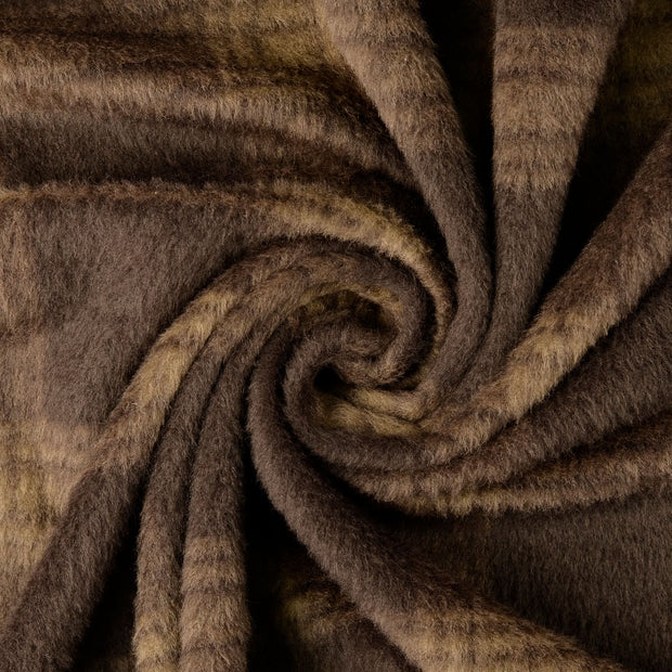 Mantel Wool Touch fabrik Braun 