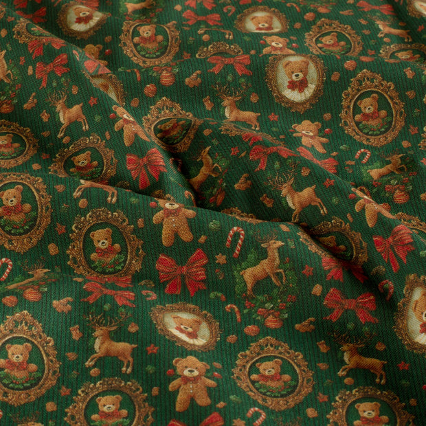Cotton Poplin fabric Christmas 