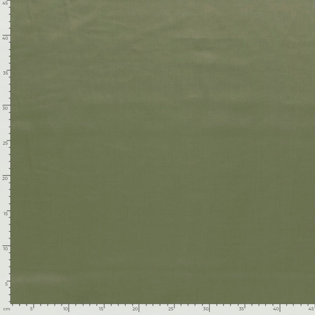Satin fabric Unicolour Olive Green