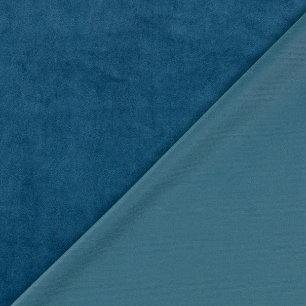 Velours fabric Petrol 